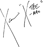 Xavier the X-Man signature