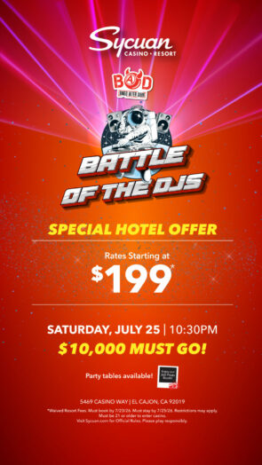 BAD Battle of the DJs - Hotel Offer